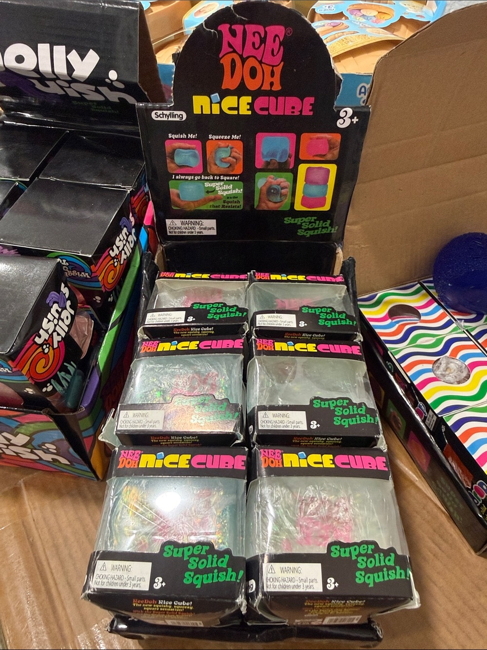 Nee Doh Nice Cube Glitter And Glow